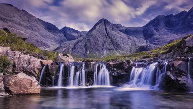 80 Waterfall Quotes and Captions You’ll Love 11 waterfalls under cloudy sky