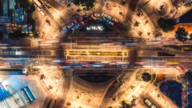 time lapse photography of city during night time